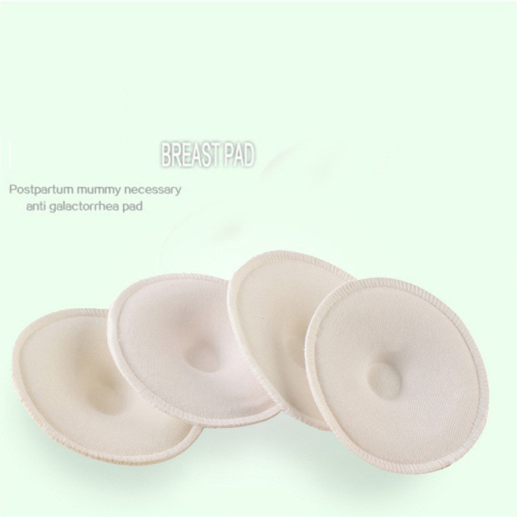 4Pcs/Set Anti-overflow Reusable Breast Pads Maternity Nursing Bra Washable Mammy Breast Pads-3