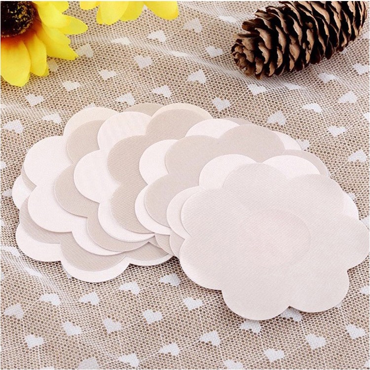 5Pairs/Set Petal Shape Nipple Pasties Disposable Breast Lift Tape-1