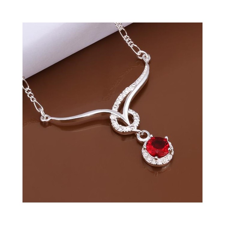collier argent rouge collier argent rouge