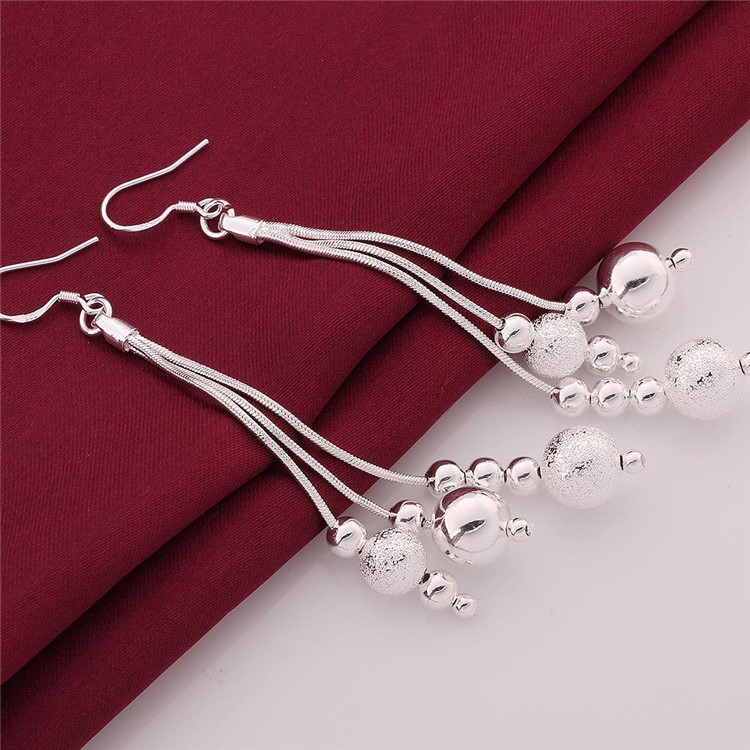 Water Drop Shape Plated Hook Drop Earrings-8