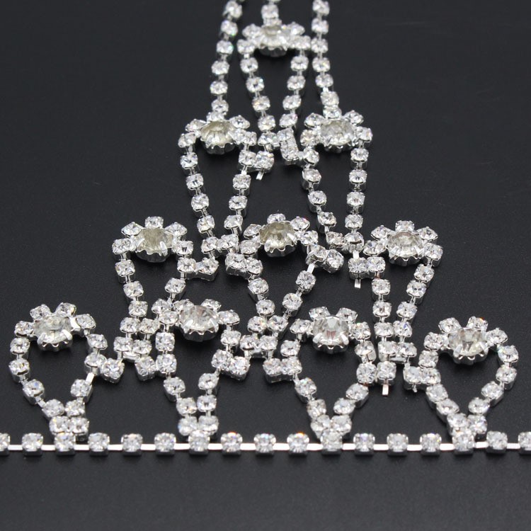 Rhinestone Women Beach Barefoot Anklet Bracelet Toe Ring Chain-2