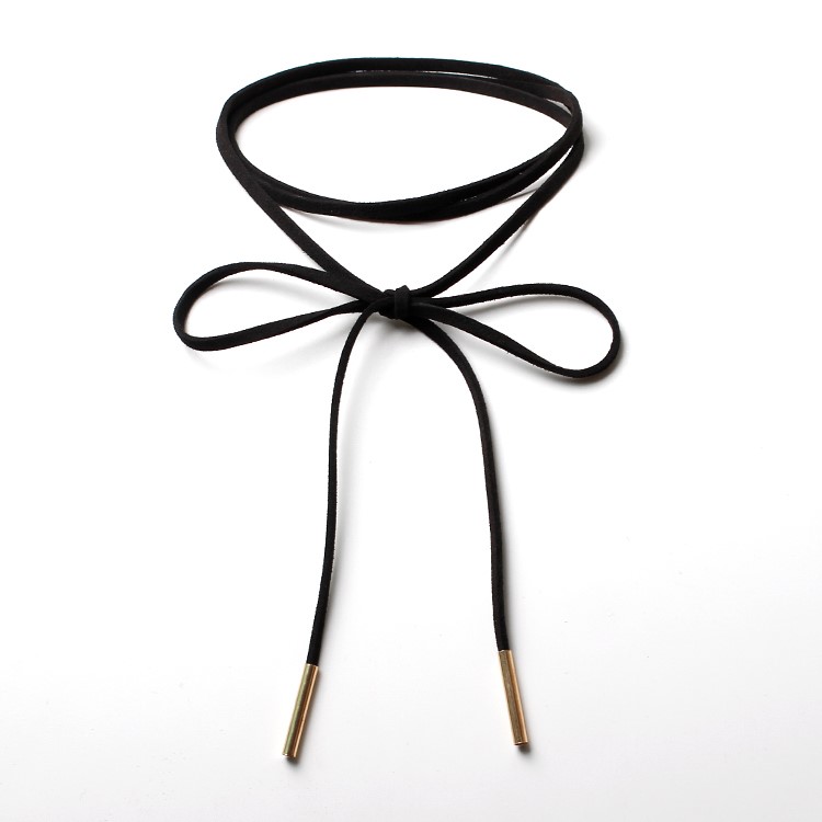 6Pcs/Set European Style Gothic Neckband Choker Necklace Combination Set - Black / Style A-7