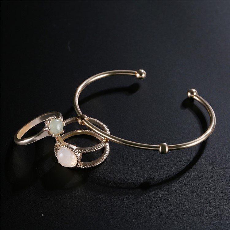 Trendy Women's Jewelry Set Vintage Look Alloy Delicate Jewelry Set - Style A-6