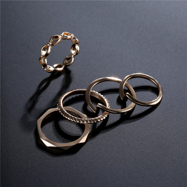 Trendy Women's Jewelry Set Vintage Look Alloy Delicate Jewelry Set - Style A-7