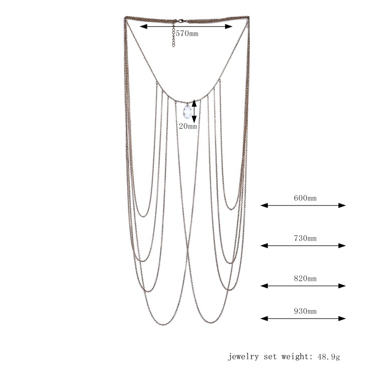 Women's Harness Body Chain Fashion Bikini Chain Body-3