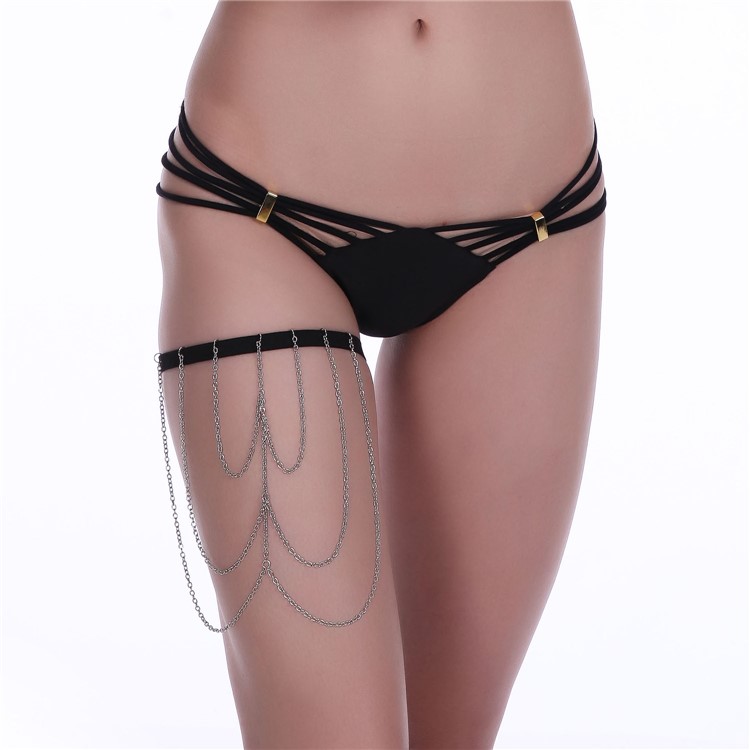 Summer Harness Leg Chain Bikini Body Chain for Women - Style A-5