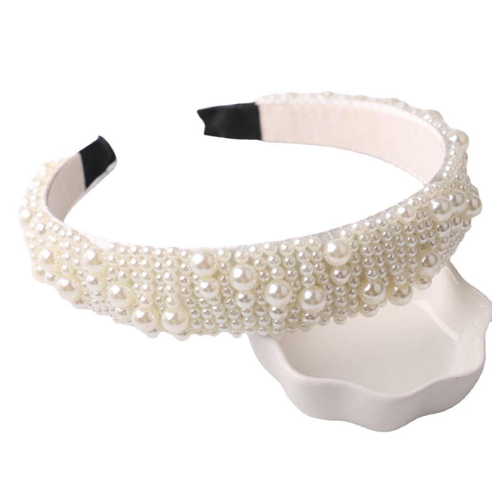 H10069 BLING Pearl Hairbands Retro Barroco Headbands Cabelo De Casamento Acessórios Para Cabelos Para Mulheres