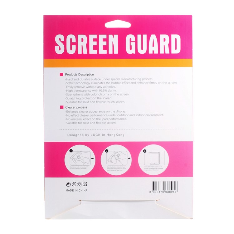 50Pcs/Set Screen Guard Retail Packing Boxes for iPad mini 4/3/2/1, Size: 210 x 140mm-2