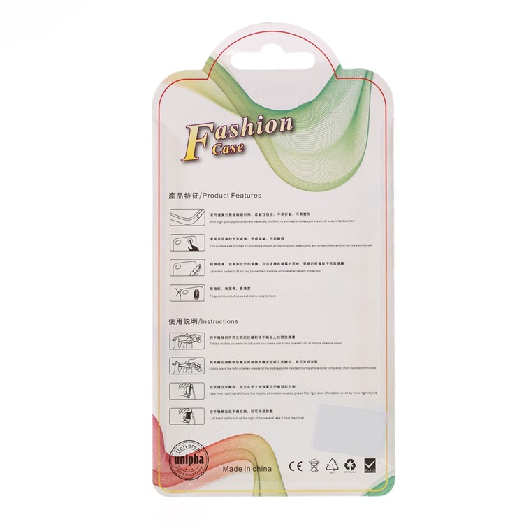 50Pcs Paper + Plastic Package Box for iPhone 7 Plus Back Case 160 x 80 x 10mm - Waves-2
