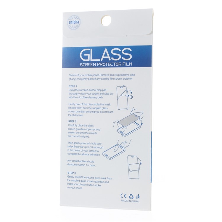 100Pcs/Set Cellphone Tempered Glass Screen Film Packing Retail Box, Size: 180 x 88mm - Style H-2