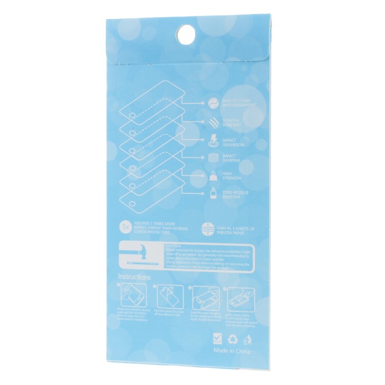 100Pcs/Set Smartphone Tempered Glass Screen Guard Packing Box, Size: 180 x 88mm - Style I-2