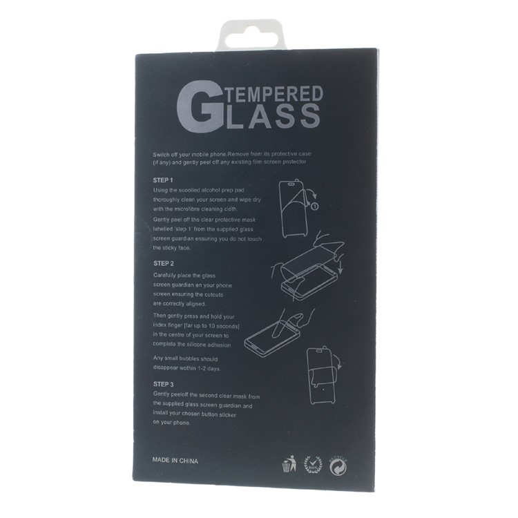50Pcs/Set Paper Retail Tempered Glass Protector Package Box for Samsung Galaxy Note 7 / iPhone 6s Plus - Black-2