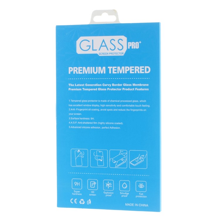 50Pcs/Set Tempered Glass Screen Guard Retail Package Box for iPhone Samsung Smartphone - Blue-2