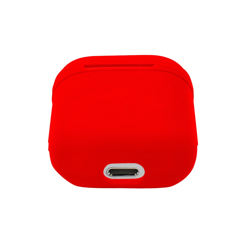 LANKILIN Silicone Shock-proof Protective Cover for Apple AirPods Charging Case - Red-7