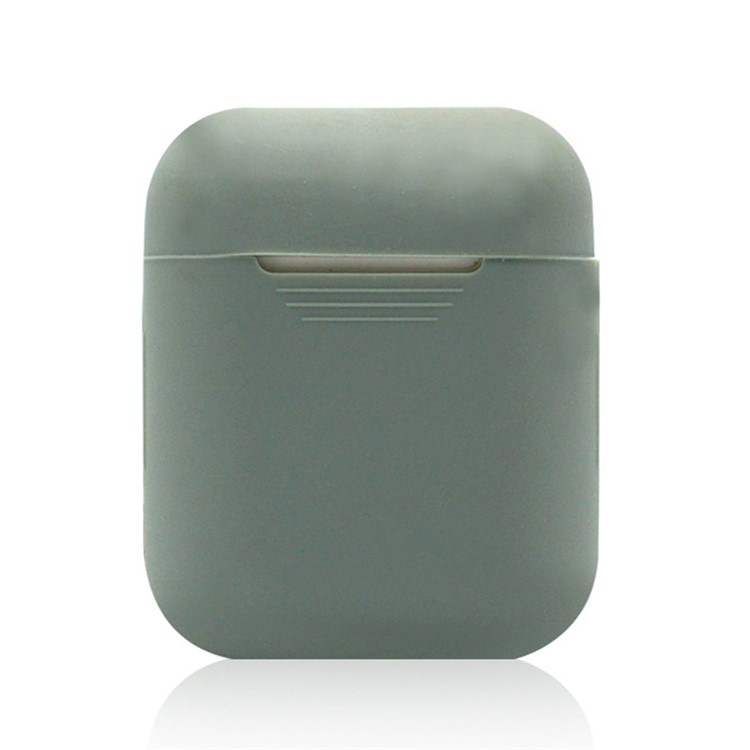 LANKILIN Shock-proof Silicone Shell Case for Apple AirPods Charging Case - Grey-1