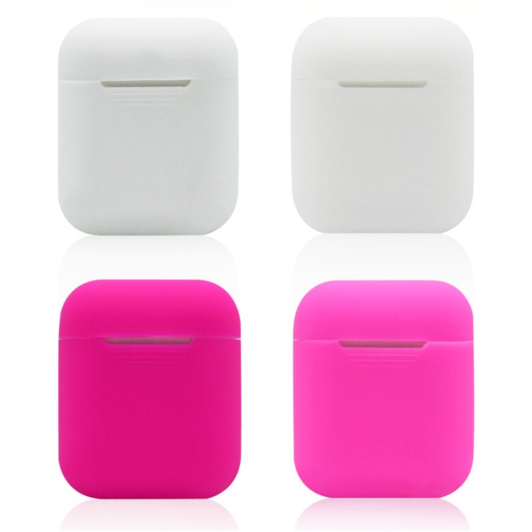 LANKILIN Shock-proof Silicone Shell Cover for Apple AirPods Charging Case - Rose-5