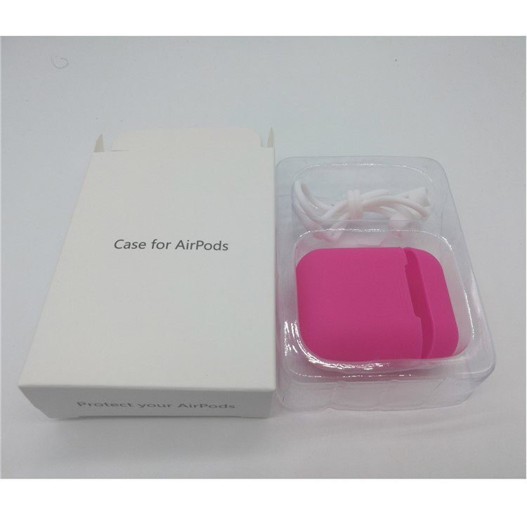 LANKILIN Shock-proof Silicone Shell Cover for Apple AirPods Charging Case - Rose-6