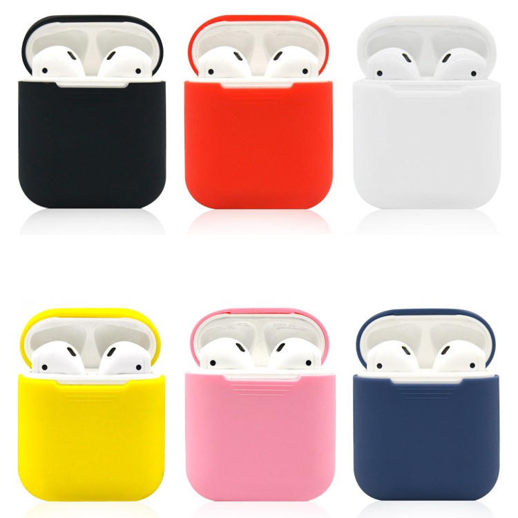 LANKILIN Shock-proof Silicone Protective Shell Cover for Apple AirPods Charging Case - Yellow-6