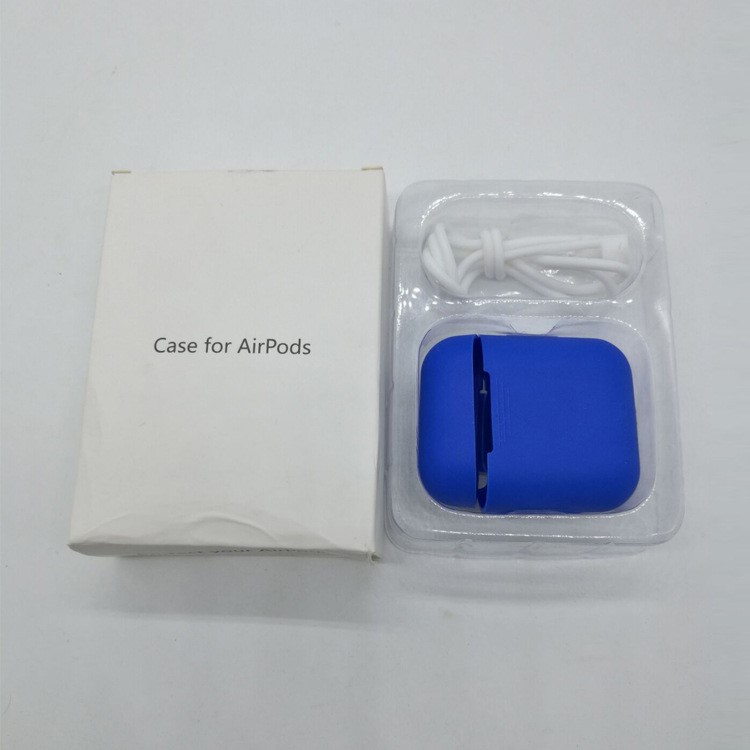 LANKILIN Shock-proof Silicone Cover Shell Case for Apple AirPods Charging Case - Baby Blue-5