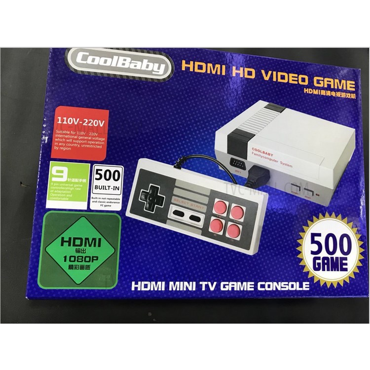 RS-38 Mini TV Handheld Game Consoles Dual Control Childhood Game Consoles with 500 Games Support PAL & NTSC - UK Plug-5