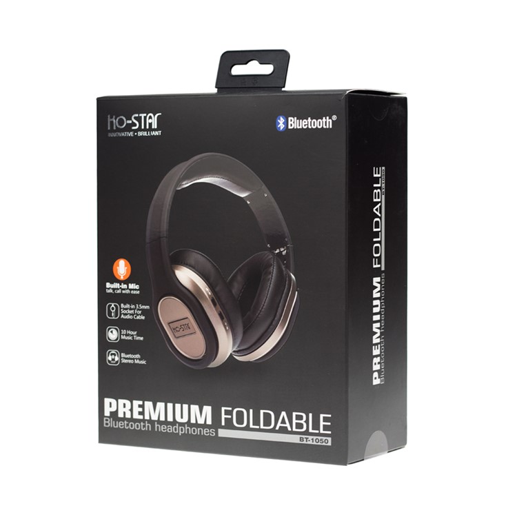 BT-1050 Premium Foldable Active Noise Cancelling Bluetooth Headphone with Microphone-6