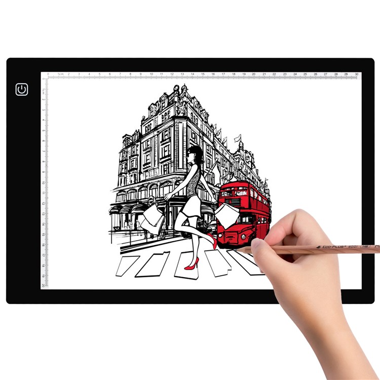 A4 LED Tracing Light Box with 3 Modes Light Adjustments-1
