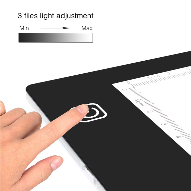 A4 LED Tracing Light Box with 3 Modes Light Adjustments-2