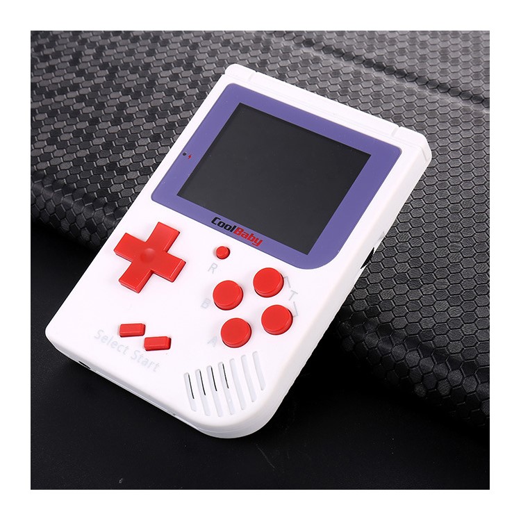 Handheld 2.5 Inch LCD Display Game Player Mini 8 Bit Video Game Console - White-3