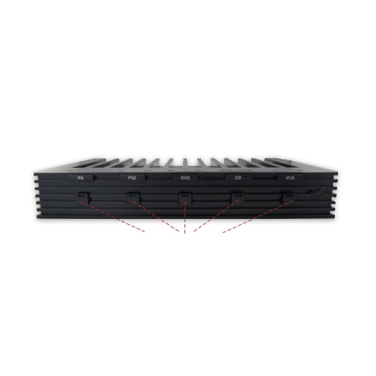 5 Input 1 Output PlayStation 2 Audio & Video Selector-5