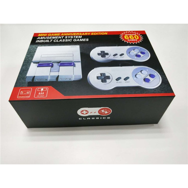 660 Built-in Classic Games 8-Bit Super Nintendo Entertainment System Mini Console - US Plug-6
