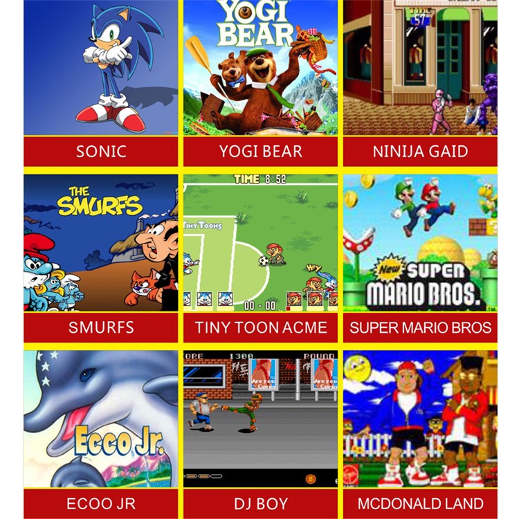 Super Mini MD 167 Games 16-bit Game Entertainment System - UK Plug-4