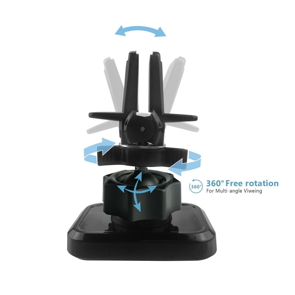 Car Mount Air Vent Magnetic Phone Holder Charger for iPhone Galaxy GPS-6