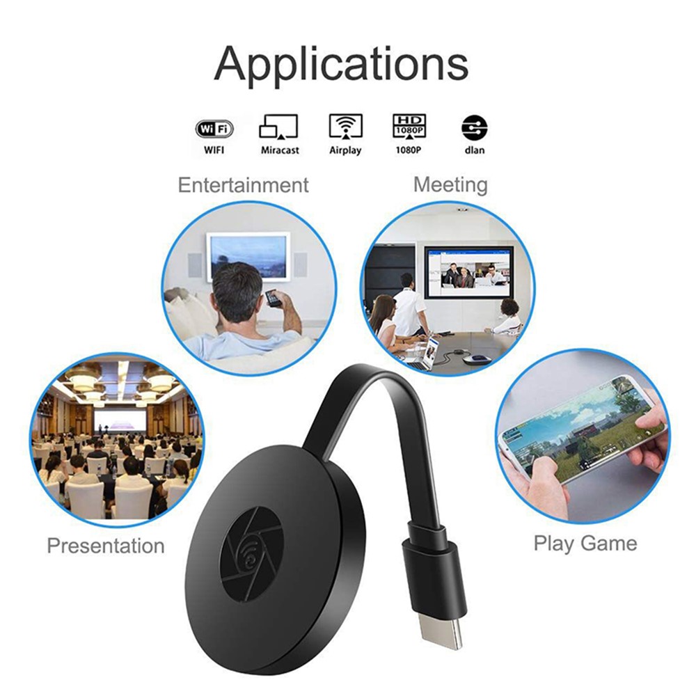G2 HDMI Streaming Dongle 4K Digital Media Video WiFi APP Display Dongle for Gogle Chromecast Chrome-4