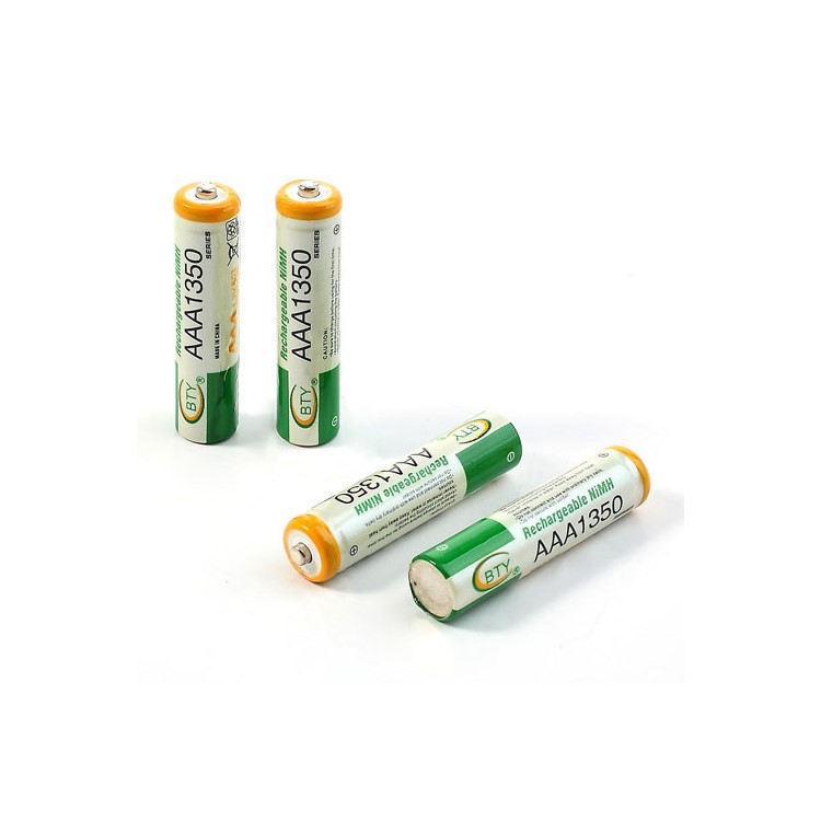 4PCS BTY AAA 1.2V 1350mAh Rechargeable Ni-MH Batteries-1