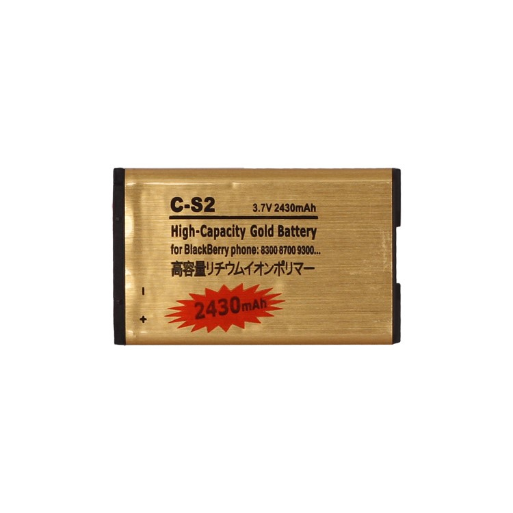 C-S2 Battery for BlackBerry 9330 9300 8520 8700 8320 8310 8300 2430mAh (high capacity)-1