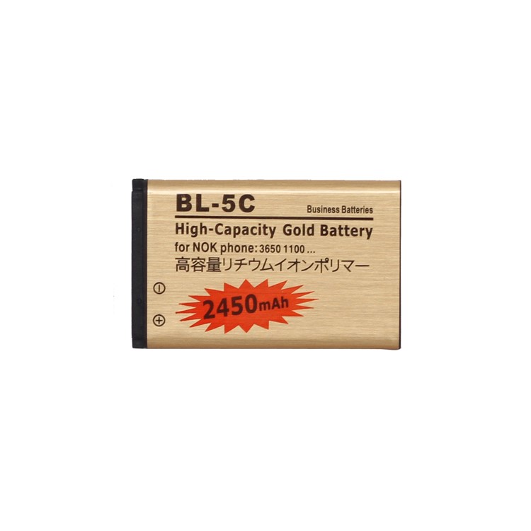 BL-5C Battery for Nokia X2-01 C1-01 C1-02 C2-01 N70 N71 N72 N91 E50 E60 2450mAh, high capacity-1