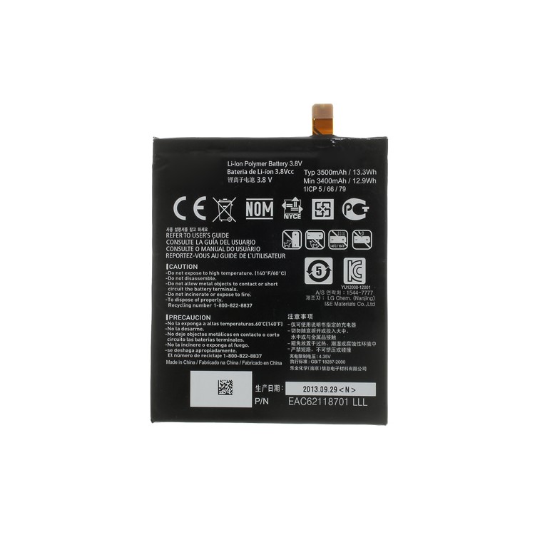 OEM 3.8V 3500mAh BL-T8 Battery Replacement for LG Optimus G Flex D955 D958 D959 D950 LS995-1