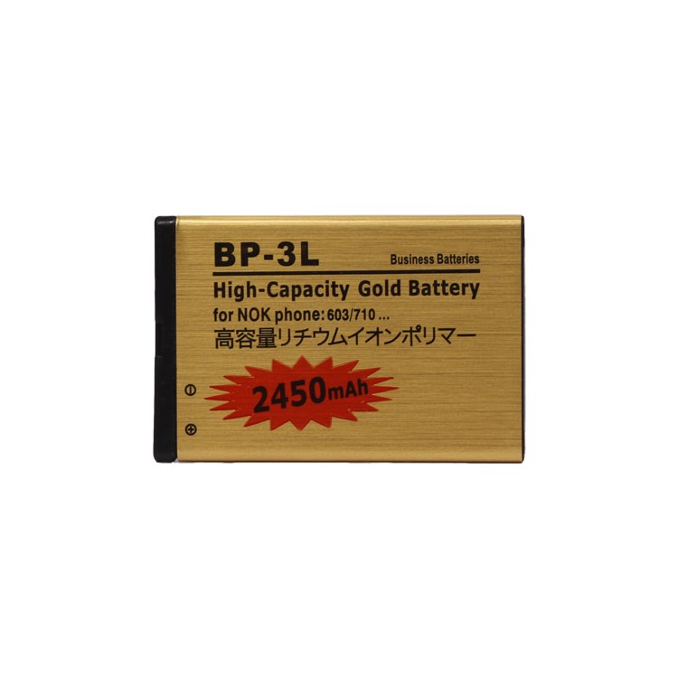 BP-3L Battery for Nokia 603 / Asha 303 / Lumia 710 / Lumia 610 2450mAh, high capacity-1