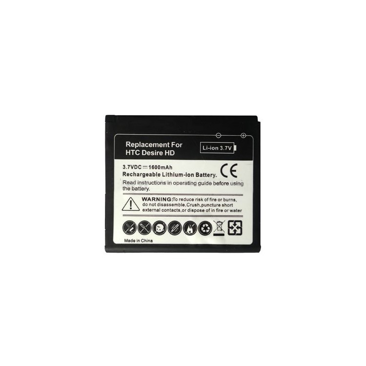 Mobile Phone Battery for HTC Desire HD / Inspire 4G / 7 Surround 1600mAh-1