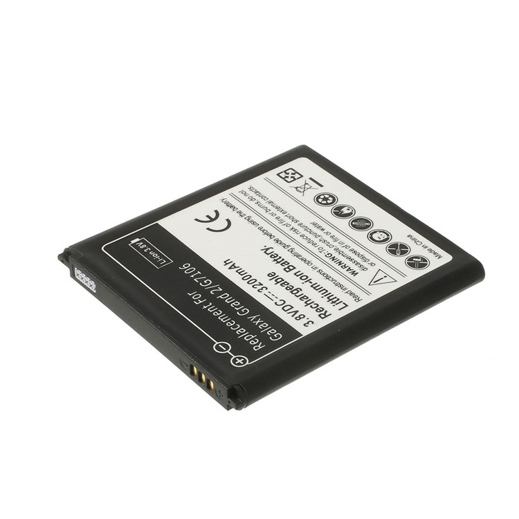 3200mAh Rechargeable Li-ion Battery for Samsung Galaxy Grand 2 Duos G7100 G7102 G7105 G7106 G710S-3