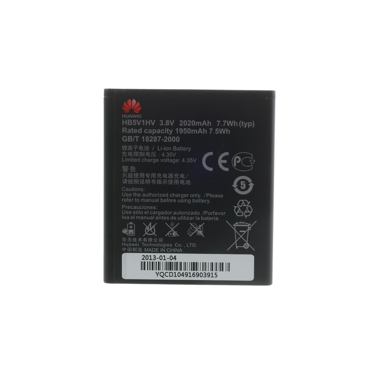 OEM 2020mAh HB5V1HV Li-ion Battery for Huawei Ascend W1-1