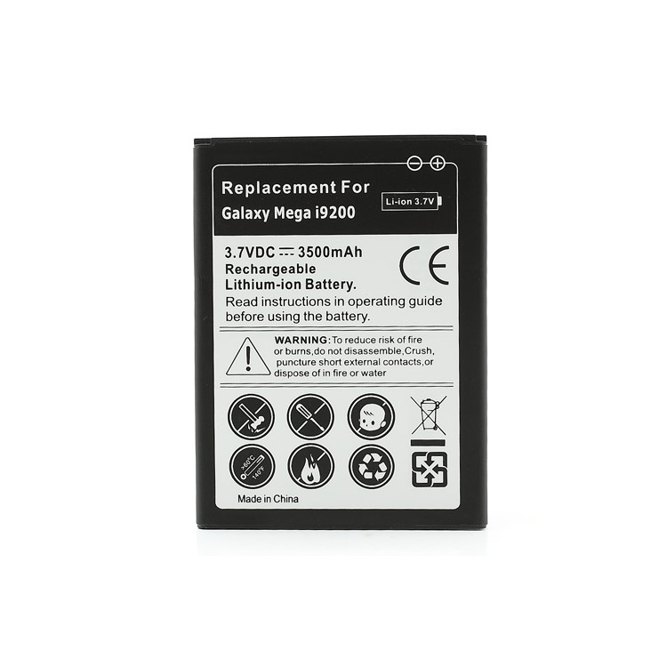 3.7V 3500mAh Li-ion Battery Replacement for Samsung Galaxy Mega 6.3 I9200-1