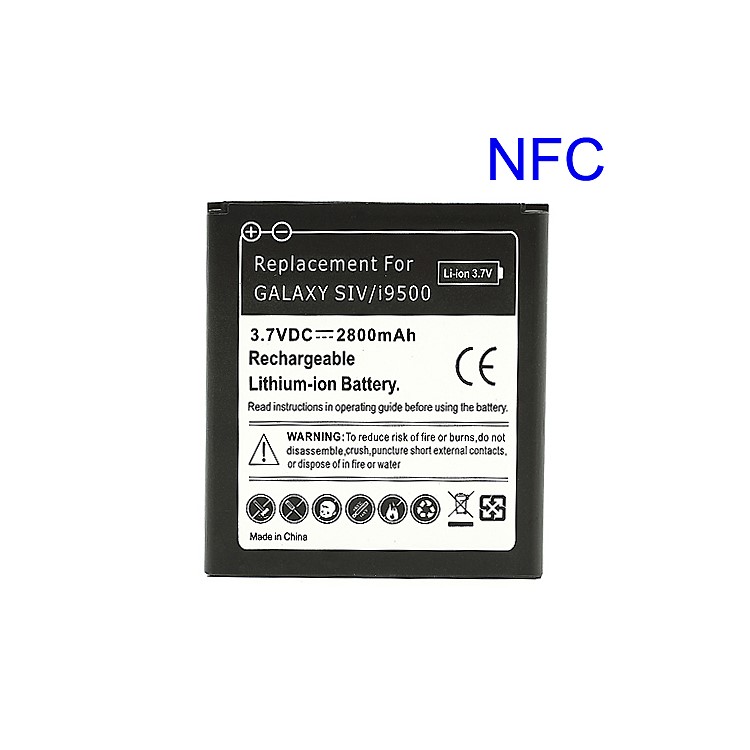 NFC Battery Replacement for Samsung Galaxy S IV S4 i9500, 2800mAh-1