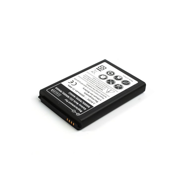 White Modified Battery Cover + 6800mAh Thick Battery for Samsung Galaxy Note 3 N9005 N9000 N9002-7