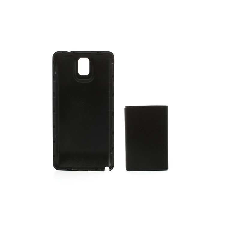 Black Modified Battery Cover + 6800mAh Thick Battery for Samsung Galaxy Note 3 N9005 N9000 N9002-2