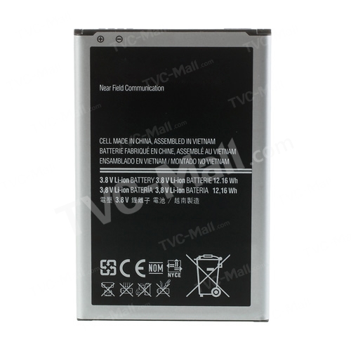 OEM B800BE 3200mAh 3.8V Li-ion Battery for Samsung Galaxy Note 3 N9005 N9002 N9000-2