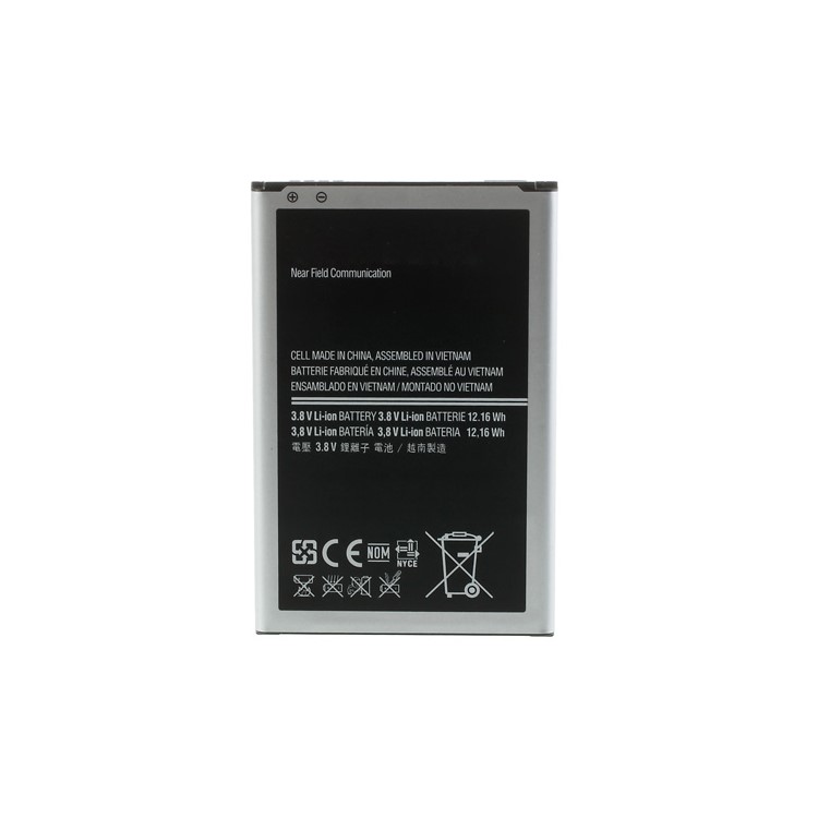 For Samsung Galaxy Note 3 N9005 N9002 N9000 Li-ion Battery Replacement 3200mAh 3.8V B800BE-3