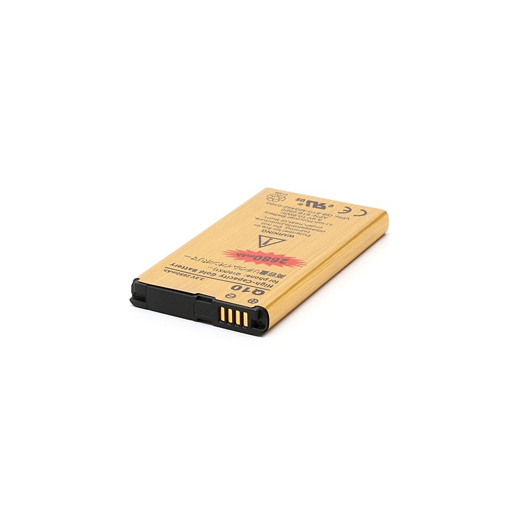 High Capacity Gold Battery for BlackBerry Q10, 2680mAh-3