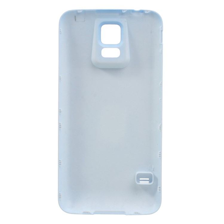 6500mAh Extended Li-ion Battery + Concave Dots Rear Housing Cover for Samsung Galaxy S5 G900 - Blue-2