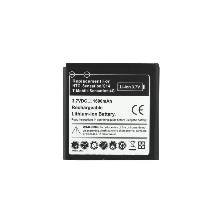 HTC Sensation/ HTC Sensation 4G/ G14 Battery Replacement 1600mAh-1